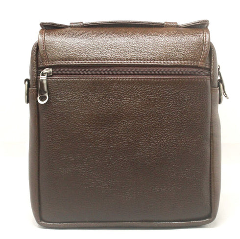 Viaggio Rank Genuine Leather Brown Sling Bag